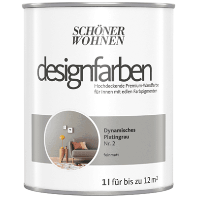 Designfarbe Platingrau