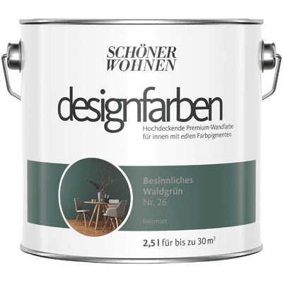 Designfarbe Waldgrün
