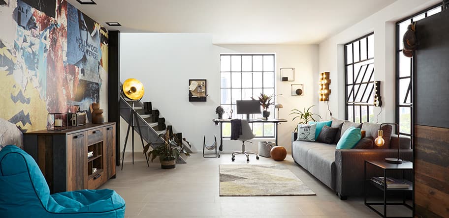 Urbanes Teenagerzimmer