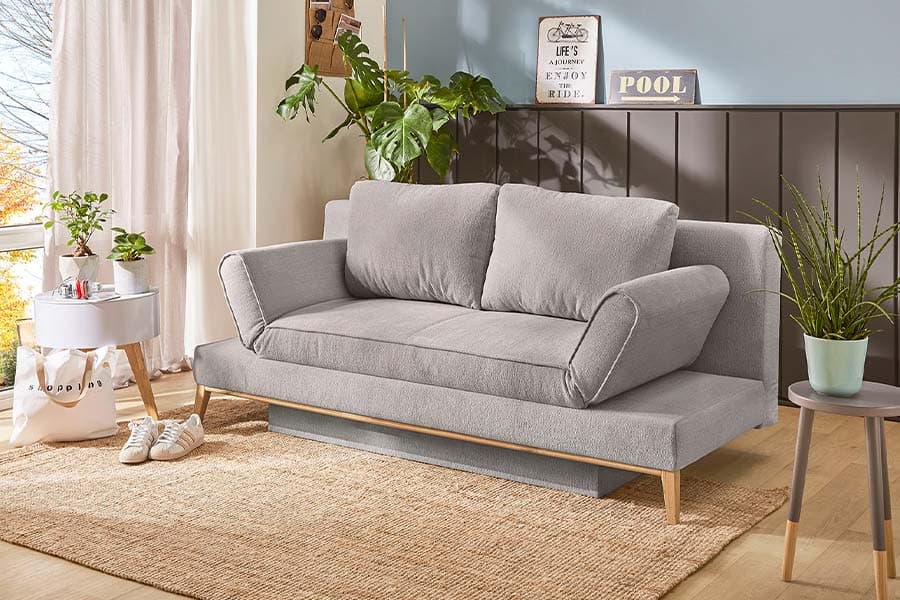 Schlafsofa mit Stauraum
