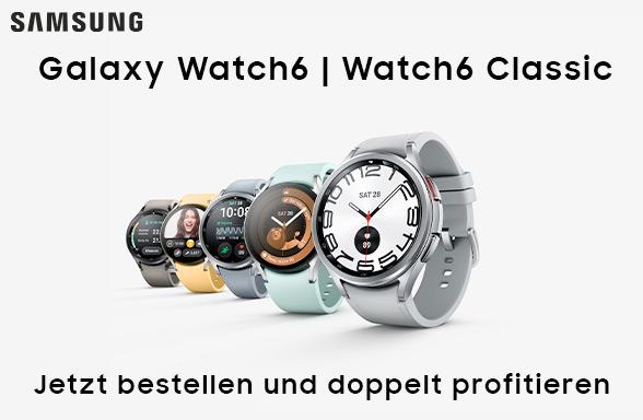Samsung Watch6 jetzt bestellen und doppelt profitieren.