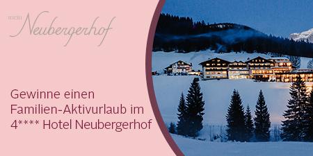 Gewinne einen Familien-Aktivurlaub im 4**** Hotel Neubergerhof