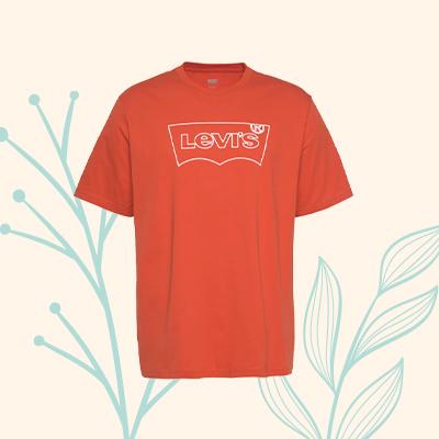 Levis T-Shirt in Orange