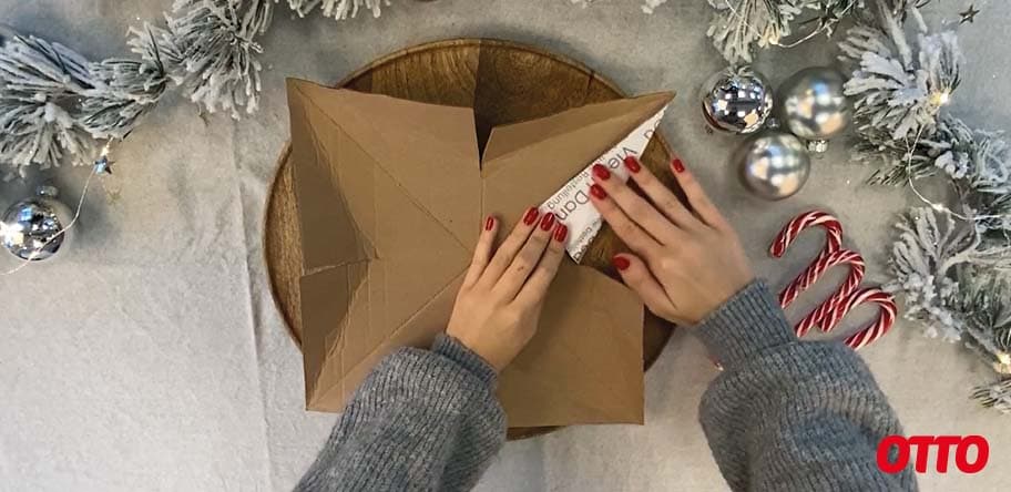 DIY - Anleitung Weihnachtsstern - Schritt 4