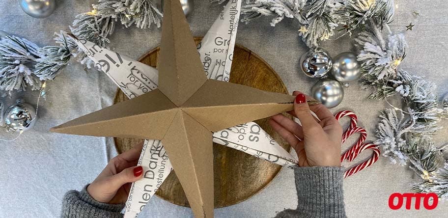 DIY - Anleitung Weihnachtsstern - Schritt 6