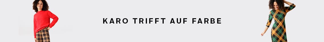 Modetrend: Karo trifft auf Farbe