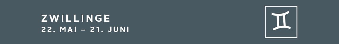 Zwillinge 22. Mai - 21. Juni