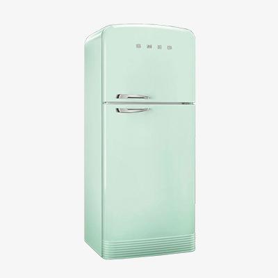 Kühlschrank in mintgrün