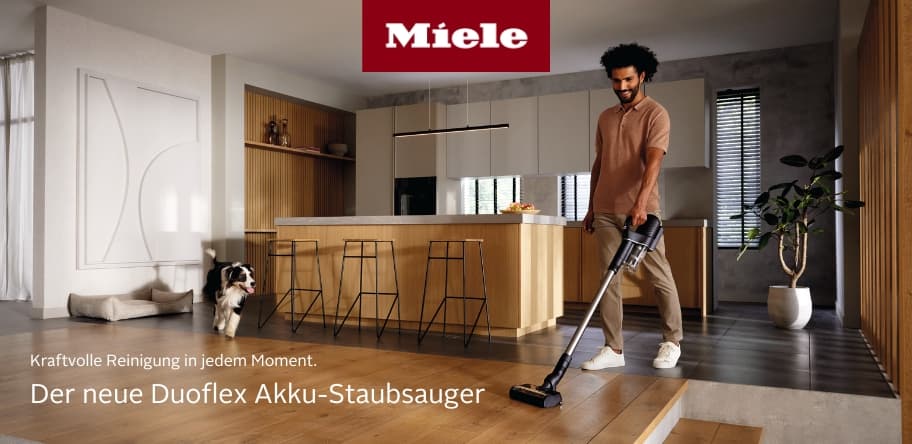 Miele - Der neue Duoflex Akku-Staubsauger.