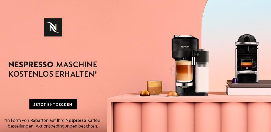Nespresso Maschine kostenlos erhalten*