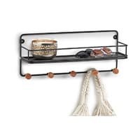 Zeller Present Wandregal mit Haken