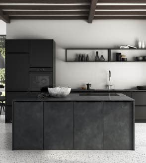 Küche mit Kochinsel