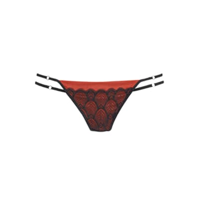 Schwarz-roter String