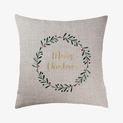 Weihnachtliche Wohntextilien