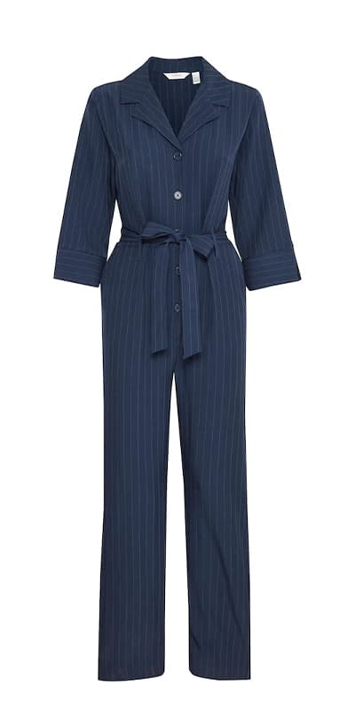 Dunkelblauer Overall
