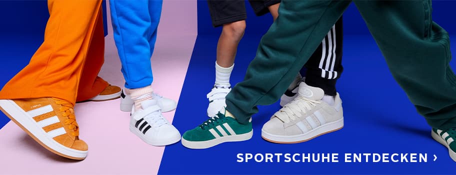 Viele bunte Sportschuhe