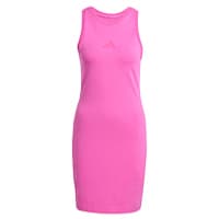 Ärmelloses, knielanges Kleid in Pink mit Adidas-Logo auf der Brust