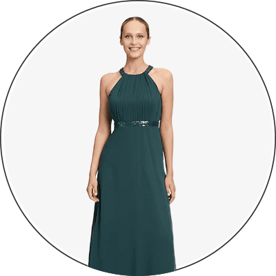 Abendkleid ohne Ärmel