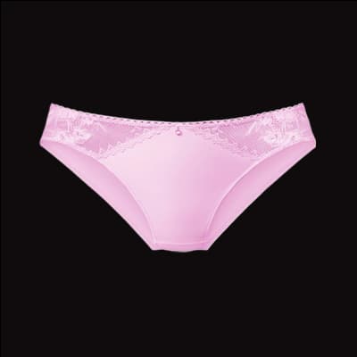 Korallfarbener BH mit Leopardenmuster, schwarze Hintergrundfläche