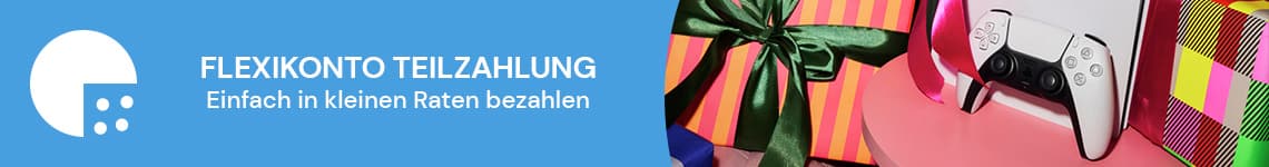 Einfach in kleinen Raten bezahlen mit Flexikonto Teilzahlung.