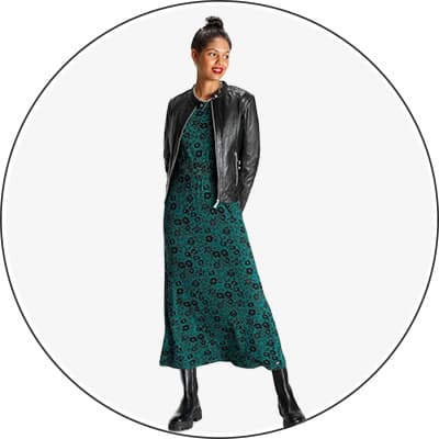 Maxikleid in grün