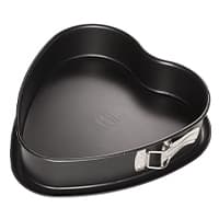 Herzförmige Springform mit Verschluss für Backwaren