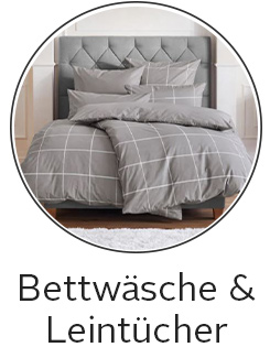 Bettwäsche und Leintücher