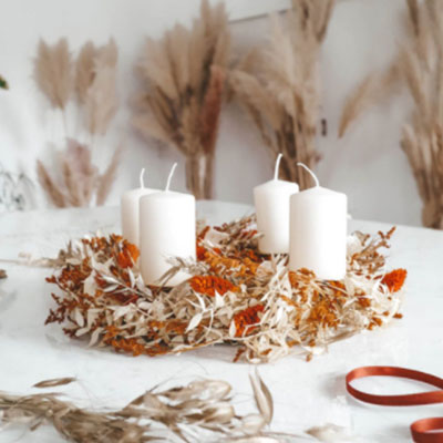 Nachhaltiger Adventkranz