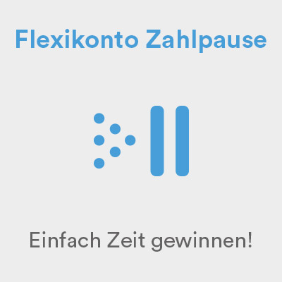 Flexikonto Zahlpause: 3 Monate später bezahlen!