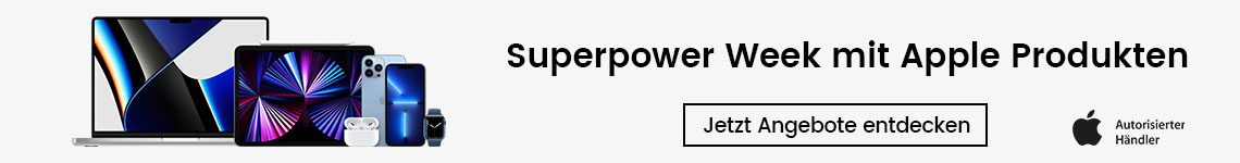 Superpower Week mit Apple Produkten