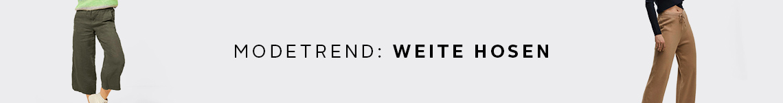 Modetrend: Weite Hosen Modetrend: Weite Hosen
