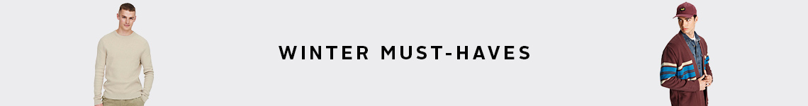 Winter Must-Haves für Herren Winter Must-Haves für Herren