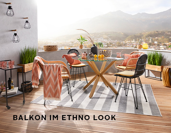 Balkon im Ethno Look