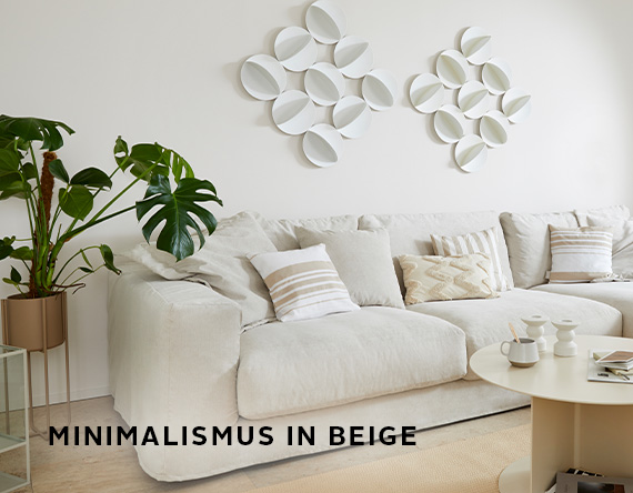 Minimalismus in Beige