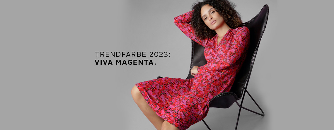 Trendfarbe 2023: Viva Magenta. 