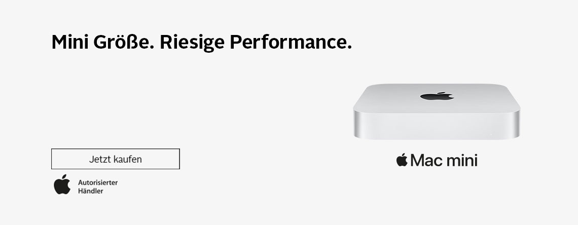 AppleMac mini. Mini Größe. Riesige Performance.