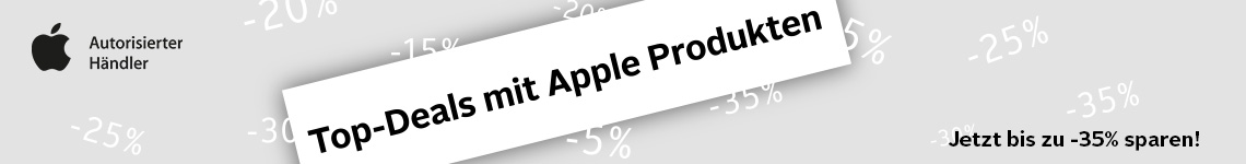 Top-Deals mit Apple Produkten. Jetzt bis zu - 35 % sparen! 