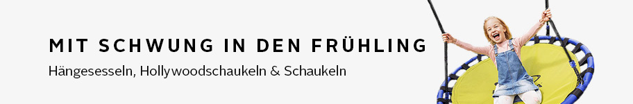 Mit Schwung in den Frühling - Hängesesseln, Hollywoodschaukeln & Schaukeln