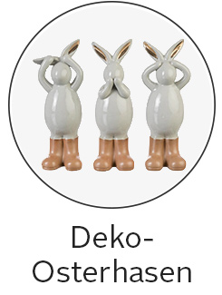 Deko-Osterhasen