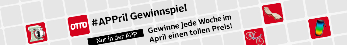 #APPril Gewinnspiel  - nur in der APP - Gewinne jede Woche im April einen tollen Preis! 