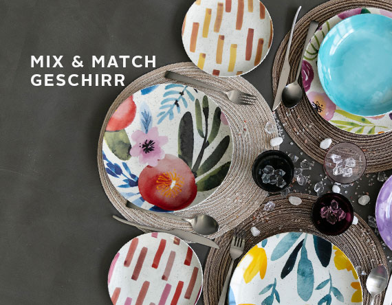 Mix & Match Geschirr