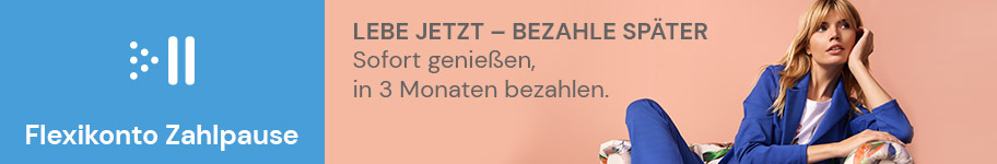 Lebe jetzt - bezahle später. Sofort genießen und in 3 Monaten bezahlen.