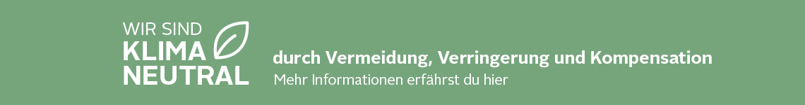 Wir sind Klimaneutral