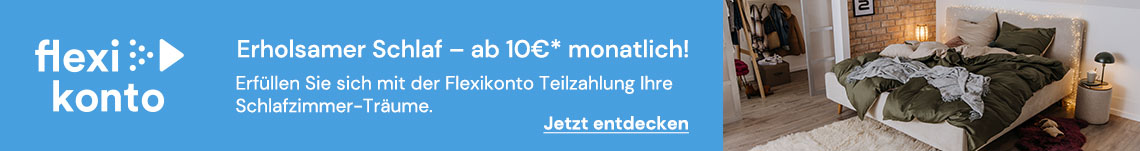 Flexikonto - Erholsamer schlaf ab 10 € monatlich