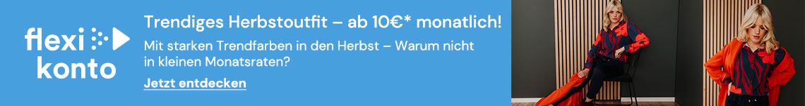 Flexikonto - Trendiges Herbstoutfit ab 10 € monatlich!