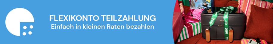 Einfach in kleinen Raten zahlen mit Flexikonto Teilzahlung
